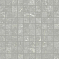 760961 Exalt Silver Light Mosaico Luc 3x3 30x30 Cerim