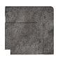 Угол фарфорового поручня наружный Pool Garden Anthracite 25x25 Serapool фото в миниатюре