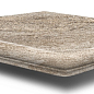 Frankfurt Eckflorentiner Gelbbeige 32x32 SDS Keramik