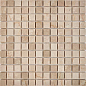 PIX232 Cream marfil из мрамора полированная 23x23 305х305x6 Pixmosaic