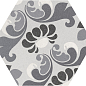 21357 Hexatile Harmony B&W 17,5x20 EQUIPE