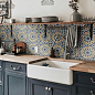 Howard Blue Pre-cut Satin 45,2x45,2 NiceKer