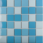 WB43388 Light Blue Mix Glossy 4.8x4.8 30.6х30.6х6 StarMosaic