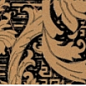 240733 FASCIA PATCHWORK NERO 9,8x58,5 Versace (Gardenia Orchidea)