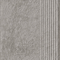 Carrizo Grey Stopnica Prosta Struktura Mat B1a 30x60 Paradyz