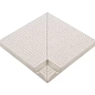 37200 Внутренний угол с сетчатой поверхностью L Unglazed 25х25 Serapool
