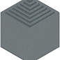 OS/D241/63010 Декор Агуста синий 6х5,2 Kerama Marazzi