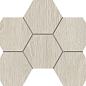 Мозаика KW00 Kraft Wood Nordic Hexagon структурированный 25x28,5 Estima