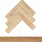 781643 Oaky Life Rustic Oak Herringbone Matte 28x21 Cerim