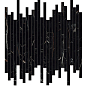 AOU6 Marvel Black Atlantis Line Lapp 30,5x26 Atlas Concorde