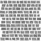 1062375 Mosaico Costruire Random Metallo Titanio 30х30 Serenissima Cir