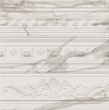 600080000268 CHARME EVO CALACATTA INSERTO ARTY 25х75 (микс 3 шт) Italon