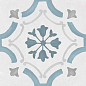 Sirocco Blue Ornate 22,3x22,3 Harmony