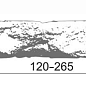 Прага 186 Плоскость 120-285х50-70х30 Камелот