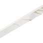 610130007457 Stellaris Calacatta Gold Battiscopa Lap 7.2x60 Italon