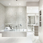 739966 ALABASTRI Bamboo Mosaico 3D 3x3 Lap Ret 30x30 Rex Ceramiche