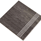 Marte Naturale Nero Acapulco Gradino 40x40 Casalgrande Padana