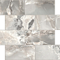 767710 Onyx&More Silver Blend Satin Modulo Muretto 6mm 7,5x15 30x30 Casa Dolce Casa