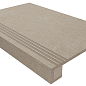 Комплект Ступень LN01 Luna 33x120 неполированная с бортиком + Подступенок 14.5x120 Estima