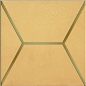 OP/B181/17064 Декор Витраж желтый 15*15 Kerama Marazzi