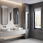 CZ-SL02-B Listello Gris Solido 80x160 Creanza