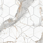 Sandra White Mat Hex 30x60 Eurotile Ceramica фото в миниатюре 4