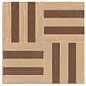 781838 Sensi Terre Rosato + Amaranto Nat Intreccio 30x30 Casa Dolce Casa