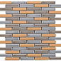 Orange Brick mosaic 30.45х30.45 Bars Crystal
