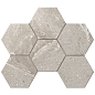 Мозаика KA03 Kailas Hexagon 25x28.5 Ametis by Estima
