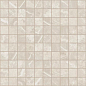 767033 Elemental White Dolomia Mosaico Luc 3x3 30x30 Cerim