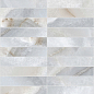 770250 Reves De Rex Bleu Mosaico Matte 3x15 30x30 Rex Ceramiche