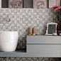 24417 ART NOUVEAU KARLSPLATZ GREY 20*20 EQUIPE