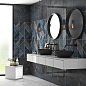 945 Irina Gray Dark 7748 GL Lux 60х60 King Star Ceramic