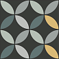 A038626 Pansy NIGHT 15x15 Ape Ceramica