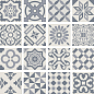 PT01950 ANTIGUA DECOR AZUL 20X20 Ribesalbes
