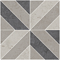 ID124 Декор Про Лаймстоун серый матовый 60х60 Kerama Marazzi