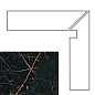 240633 MARBLE BATTISCALA NERO DX LAP 8x117.2 Versace (Gardenia Orchidea)