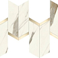 AF8X Marvel Calacatta Sublime Mosaico Chevron Lappato 19,2x46,3 Atlas Concorde