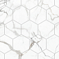 Sandra White Mat Hex 30x60 Eurotile Ceramica фото в миниатюре 3
