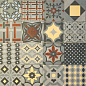 DEC 227K Cementine Color Mix Rettificato 20x20 Novabell