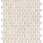 fRNM Nobu White Gres Round Mosaico Matt 29,5x32,5 FAP Ceramiche