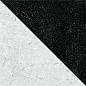 4101199 Flag Black White 18,6x18,6 41ZERO42