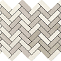 R060 Terracruda Mosaico Degrade Calce/Luce 33.2*128.8 Ragno Marazzi