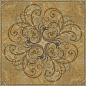 58131 Rosone Classic Gold 80x80 Cerdomus
