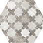 22099 Hexatile Cement Garden Grey 17,5x20 (17 видов паттерна) EQUIPE