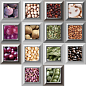 Decor Mix 14 pz Cube Cold Kitchen 10x10 Absolut Keramika