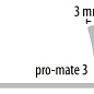 B71133001 Pro-mate 3 Laton Cromado 3x8x2500 Butech