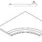 620090000394 Magnesio Bordo Svasato Angolare Round 30 60x60 Italon