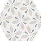 Atrium Hex Alpha Mix-Azul 25.8x29 Pamesa