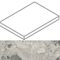 620070002363 Continuum Stone Grey Scalino Angolare SX 33x160 Italon